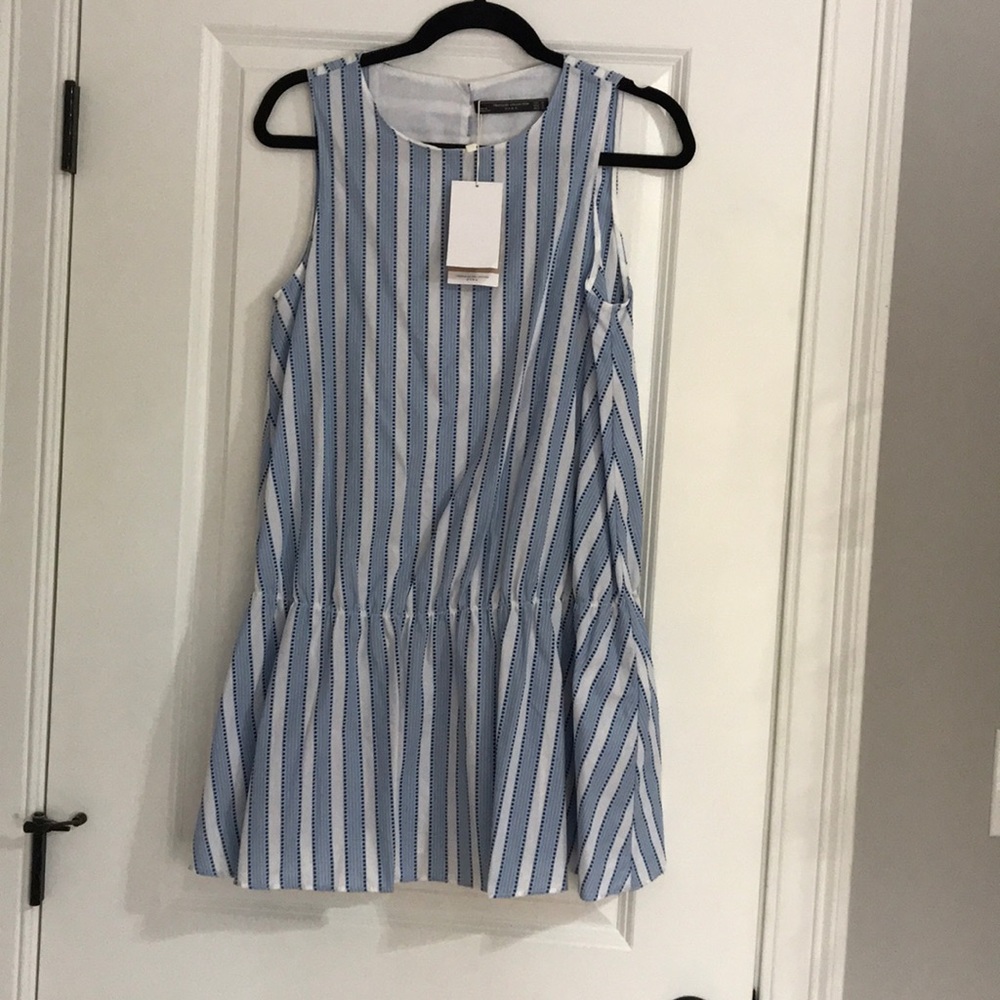 Zara drop waist dress
